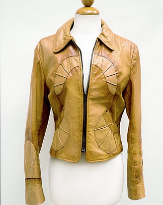 70S LEATHER RANCH BOHEMIAN BABE JACKET